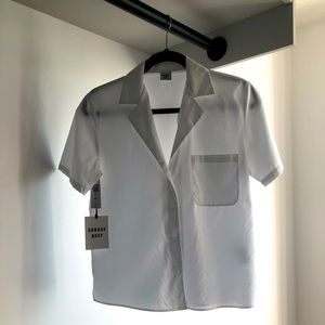 Aritzia “Faye” shirt size S, never worn